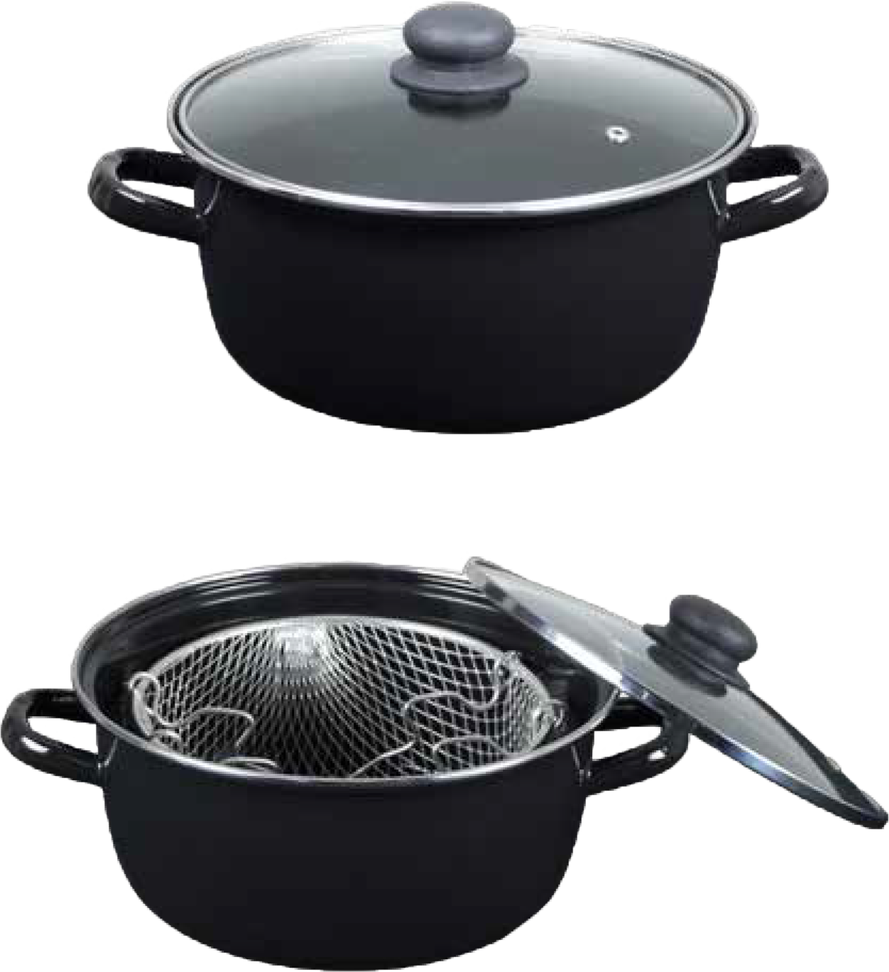 Kızartma Tenceresİ 24cm Metal Kapak